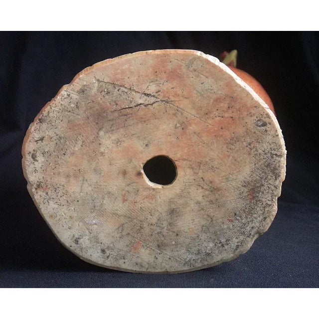 Antique Early 19th Century Chinese Export Famille Rose Porcelain Model of a Cockerel For Sale In New York - Image 6 of 7