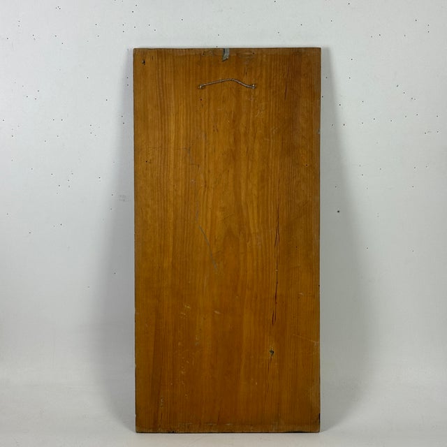 Brilliant in Design, a Late 19th Century "Ice Cream Whole Sale" Wood Sign With Gold Frozen Font For Sale - Image 9 of 9