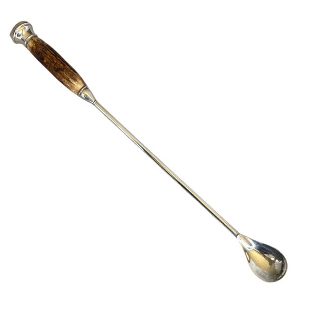 John Hasselbring Sterling & Antler 4 Piece Barware Set — C. 1930s For Sale In Los Angeles - Image 6 of 9