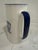 Ceramic Vintage White Jug / Pitcher With a Sheep on Both Sides With Blue Trim From England For Sale - Image 7 of 8