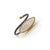 Metal Good Fortune Moon Stone Ring, Size 5 For Sale - Image 7 of 8