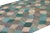 Green Contemporary Multicolor Kilim Flatweave Geometric Wool Rug For Sale - Image 8 of 9