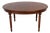 Danish Hepplewhite Oval Mahogany Dining Table from Farre Møbelfabrik, 1970s For Sale