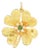 Vintage 14kyg Four Leaf Clover Charm With Cultured Pearls and Green Onyx For Sale