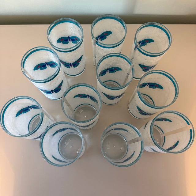 Vintage Stotter Acrylic Ice Tea Tumbler Glasses, a Set of 11 For Sale - Image 9 of 10