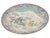 Meiji Period Japanese Cloisonne Enamel Plate Featuring Water Buffalo Mt Fuji For Sale - Image 4 of 5