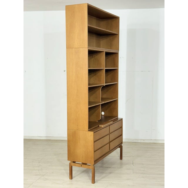 Wood Mid-Century MTP Bookcase in Oak by Marianne Richter for Ikea For Sale - Image 7 of 9