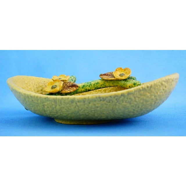 Vintage Art Deco Ceramic Tray with Acid Finish by Dante Baldelli, 1930s For Sale - Image 10 of 18