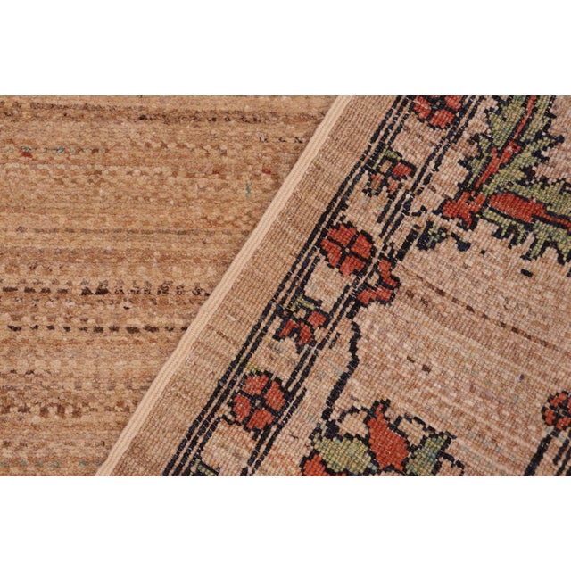 Beige Modern Gabbeh Beige/Rust Wool Rug - 5'11'' X 9'0'' For Sale - Image 8 of 10