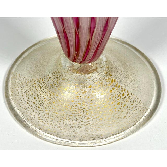Venetian Murano Art Glass Zanfirico Latticino Aventurine Collection For Sale - Image 10 of 10