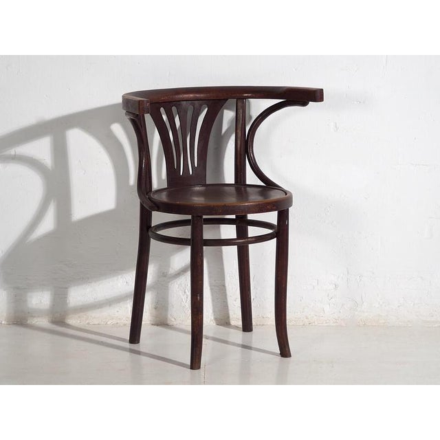 Chairs with Armrests from Thonet, 1920s, Set of 4 For Sale - Image 14 of 18