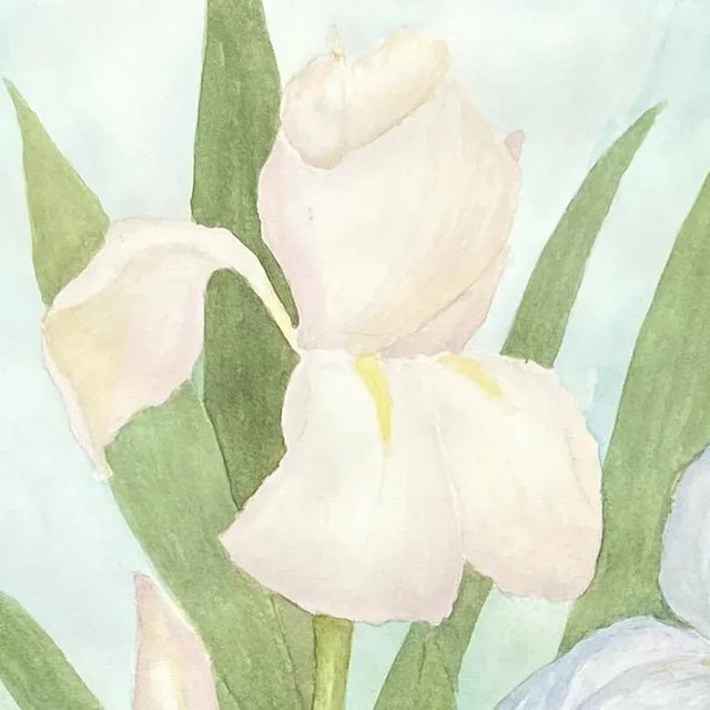 1990s 'Irises' by Barbara Johnson, 1992 For Sale - Image 5 of 6