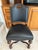 Theodore Alexander Theodore Alexander Black Leather Accent Chair For Sale - Image 4 of 10