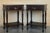 1900 - 1909 1900-1909 Pair of Spanish Nightstands With One Drawer and Low Shelve and Fluted Legs For Sale - Image 5 of 10