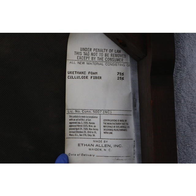 1979 Ethan Allen Georgian Court Queen Anne Style Dining Table and Chairs - Set of 7 For Sale - Image 16 of 18