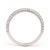 Metal Gabriel & Co .20ctw Diamond Knife Edge Band, 14k White Gold, Ring Size 5 For Sale - Image 7 of 8
