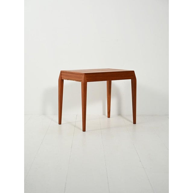Teak Sewing Table by Severin Hansen for Haslev Mobelsnedkeri, 1960s For Sale - Image 11 of 11