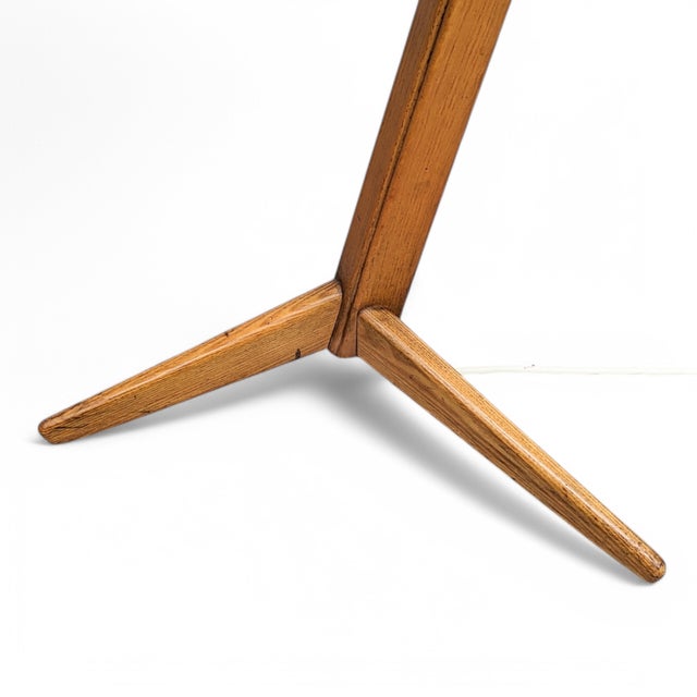 Wood Mid-Century Wooden Floor Lamp by Krásná Jizba, 1950s For Sale - Image 7 of 13