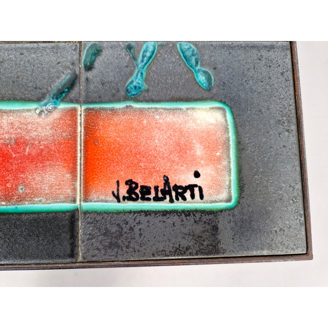 1970s Tiled Coffee Table by J. Belarti, 1970s For Sale - Image 5 of 11