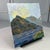 Contemporary Mountain Majesty 6" X 6" Acrylic Painting, Sunrise, Lake and Wildflowers For Sale - Image 3 of 7
