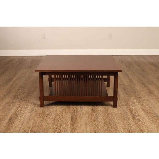 Stickley Mission Collection Oak Cocktail Table For Sale - Image 12 of 18