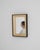 19th Century French Black & Gilded Patinated Wooden Mirror. This refined mirror features a striking contrast between its...