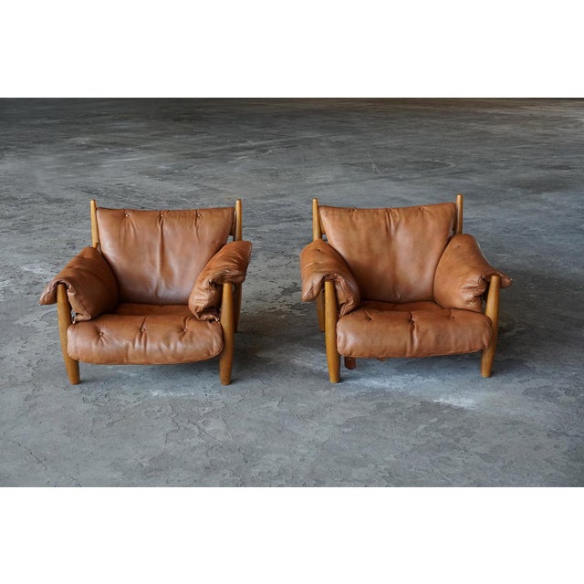 Sheriff Lounge Chairs by Sergio Rodrigues for Isa Bergamo, Italy, 1970s, Set of 2 For Sale - Image 4 of 10
