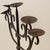 Black 1950s French Iron Five-Arm Candelabra For Sale - Image 8 of 12