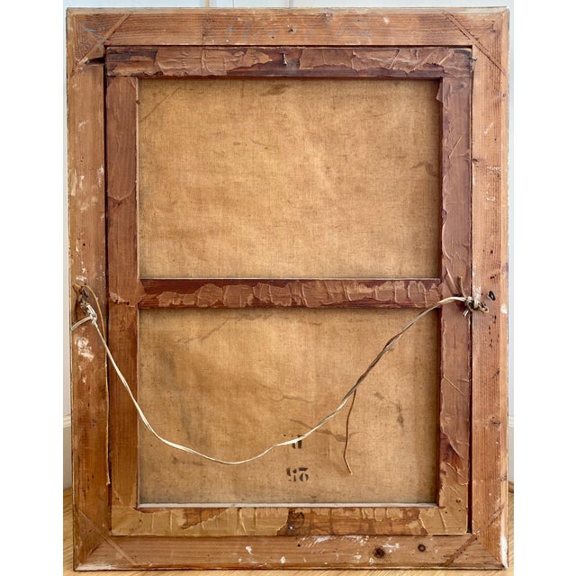 Eugène Péchaubès, Horses Pulling a Carriole at High Speed, Oil on Canvas For Sale - Image 14 of 15