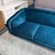 Teal Jonathan Adler Bacharach Velvet Sofa, Peacock Blue For Sale - Image 8 of 12