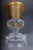 Hollywood Regency Style Acrylic Gold Goblet Vase For Sale - Image 9 of 11