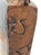 Late 20th Century Brutalist Terracotta Sculptural Vase With Relief Faces For Sale - Image 14 of 18