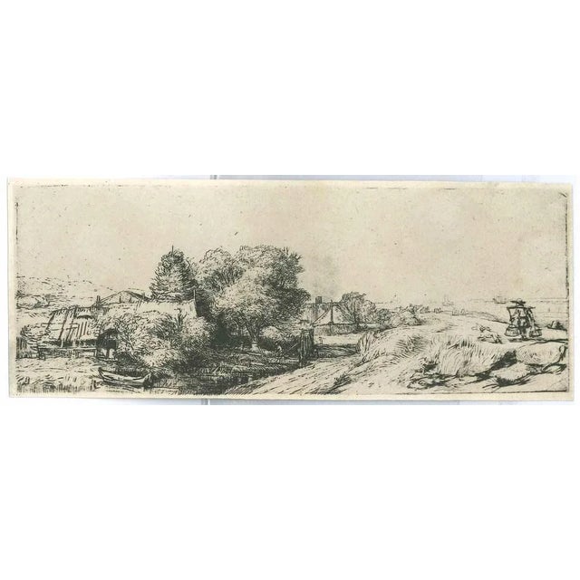 Landscape with A Milkman is an engraving on ivory-colored paper realized by Charles Amand Durand after an etching by...