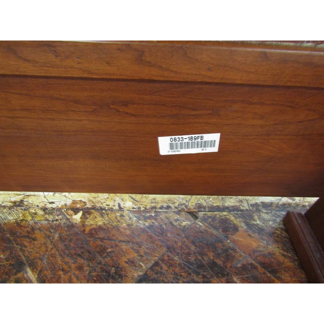 Lexington Bob Timberlake Solid Cherry Queen Size Sleigh Bed For Sale - Image 9 of 9