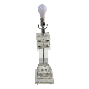 Late 20th Century Modern Glass Lamp