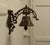 Cast Iron Out Door Bell on Bracket, 1920s For Sale - Image 6 of 7