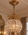 Late 20th Century French Artisan Louis XVI Gold Bronze Chandelier For Sale - Image 10 of 18