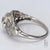 Antique Platinum Ring With Old European-Cut Center & Diamond Accents - Size 5.75 For Sale In Phoenix - Image 6 of 6