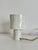 Not Yet Made - Made To Order Modern Table Lamp Ceramic Contemporary Handmade Dusty White Table Lamp For Sale - Image 5 of 7