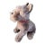 Early 1960s Mohair Plush Toy Schnauzer by Steiff Pristine Red Collar For Sale