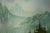 Bob Ross Style Original Signed Mountain River Landscape Oil Painting in Carved Wood Frame For Sale - Image 9 of 16