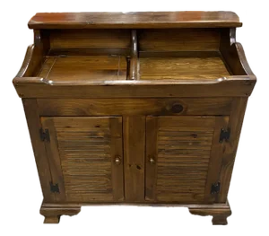 Ethan Allen Antiqued Pine Old Tavern Dry Sink Buffet