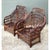 Vintage High Back Brighton Rattan Lounge Chairs - A Pair For Sale - Image 10 of 13