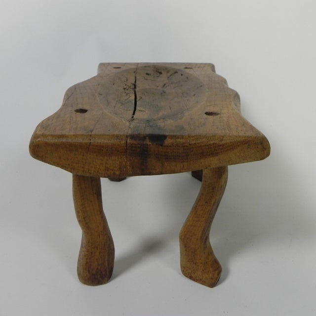 Vintage Oak Tree Trunk Stool, 1960s For Sale - Image 9 of 14