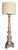 Neoclassical Antique White Gold Giltwood Floor Lamp W Custom Shade For Sale - Image 3 of 5