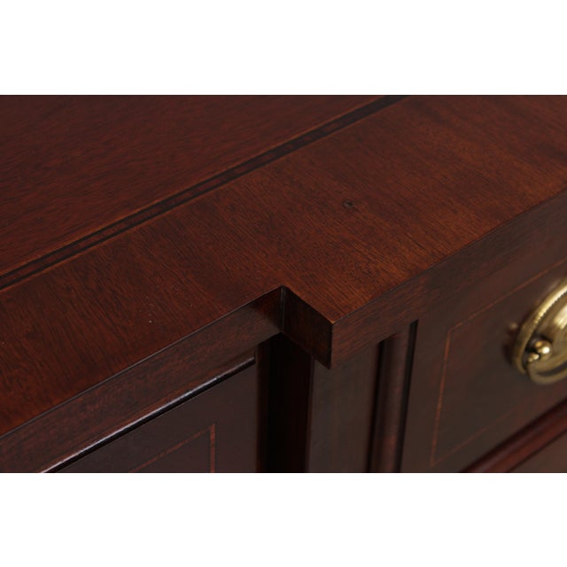 American Drew Mahogany Inlaid Buffet Server For Sale - Image 12 of 18