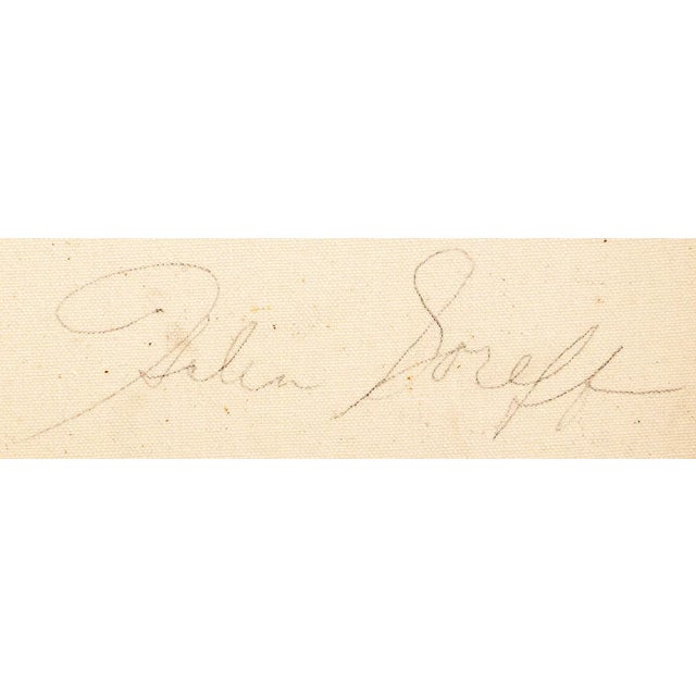 Black 1960s Soreff, HeBlacklen Abstract Composition In For Sale - Image 8 of 9