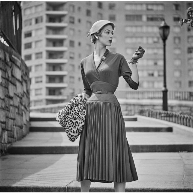 Slim Aarons, Jean Patchett for Saks Fifth Avenue, Estate Stamped Digital Print For Sale - Image 3 of 3