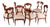 Biedermeier Chairs in Walnut, Austria, 1830s, Set of 8 For Sale