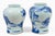 Mid 19th Century Chinese Near Pair 19th Century Blue and White Vases For Sale - Image 5 of 9